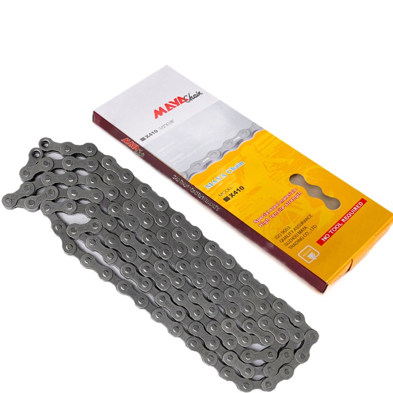 Bicycle Chain Meiya X410 Single Speed Hardening Chain Electric Car Chain Folding Car Commuter Car Chain