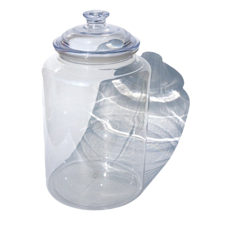 PET Acrylic-like Orange Peel Storage Tank Transparent Plastic Orange Peel Jar Herbs Xiaoqing Orange Sealed Jar