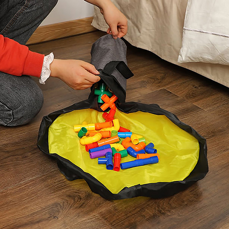 Picture of Children's toy storage bucket quick organizing bag large capacity camping supplies tent equipment bag outdoor folding box