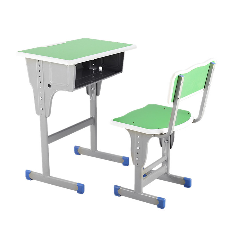 Picture of School Desk and Chair Training Desk Study Desk Children's Desk Single Training Desk Liftable Student Desk and Chair