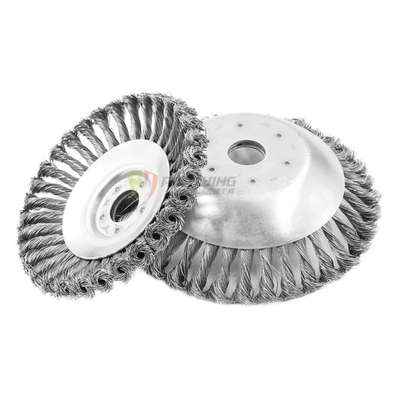 Lawn mower grass head twist wire bowl type steel wire rust removal grass head weeding head FS120 FS250 working head