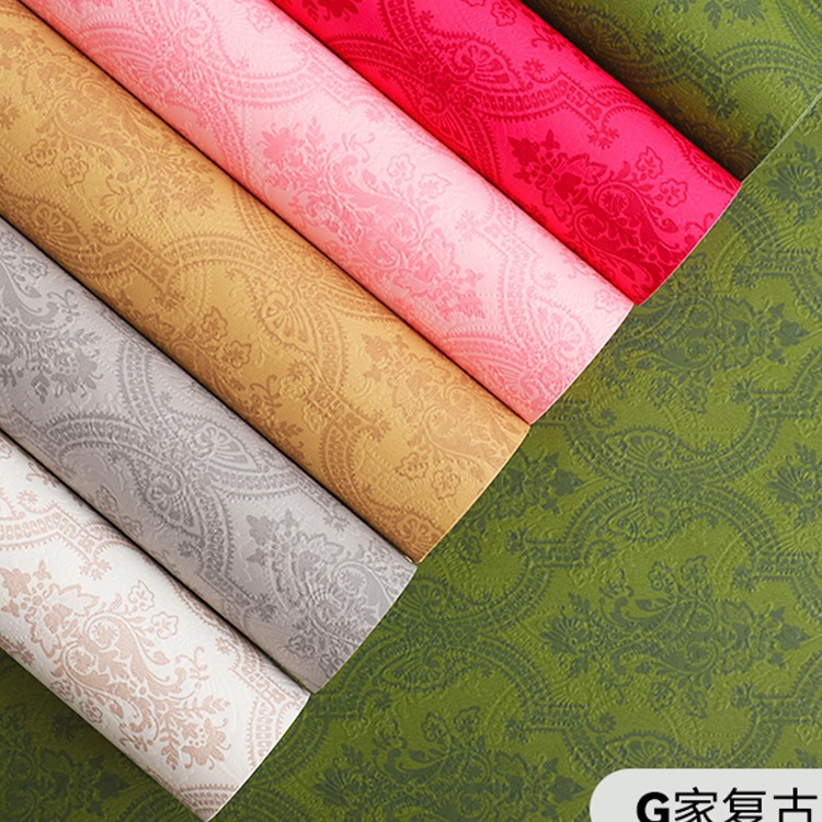 Big Brand G Home Vintage Printing Paper Big Brand Paper Ink Green Flower Flower Flower Wrapping Paper Flower Art Gift Wrapping Paper