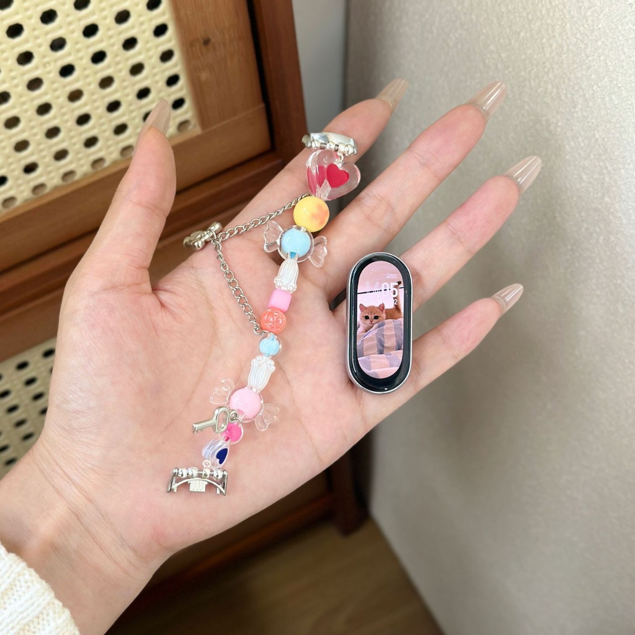 Rainbow Candy Dopamine Strap Suitable for Mi Band 9/8 Strap 7 Niche 3/4/5/6nfc Edition Wristband