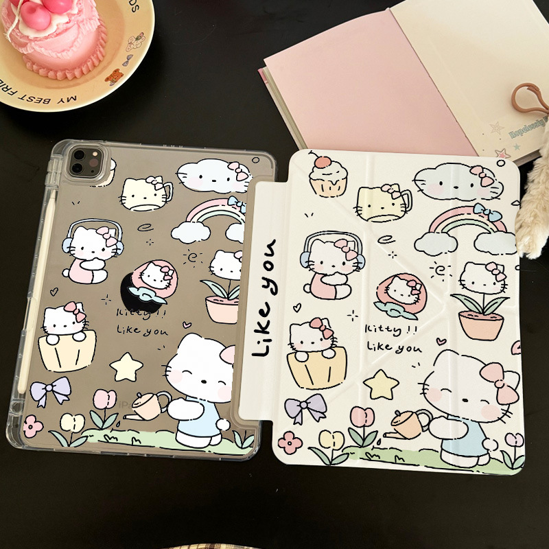 Picture of For iPad11 protective cover air7 shell transparent anti-bending pro Apple 11 inch new mini7 cartoon painting