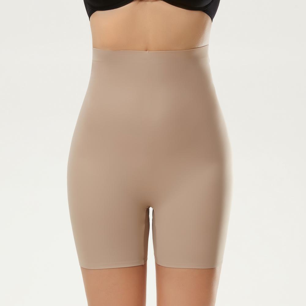 Zhanrun Cross-Border 1361 Seamless High-Waisted Body-Shaping Tummy-Tightening and Body-Shaping Boxer Safety Pants Shorts
