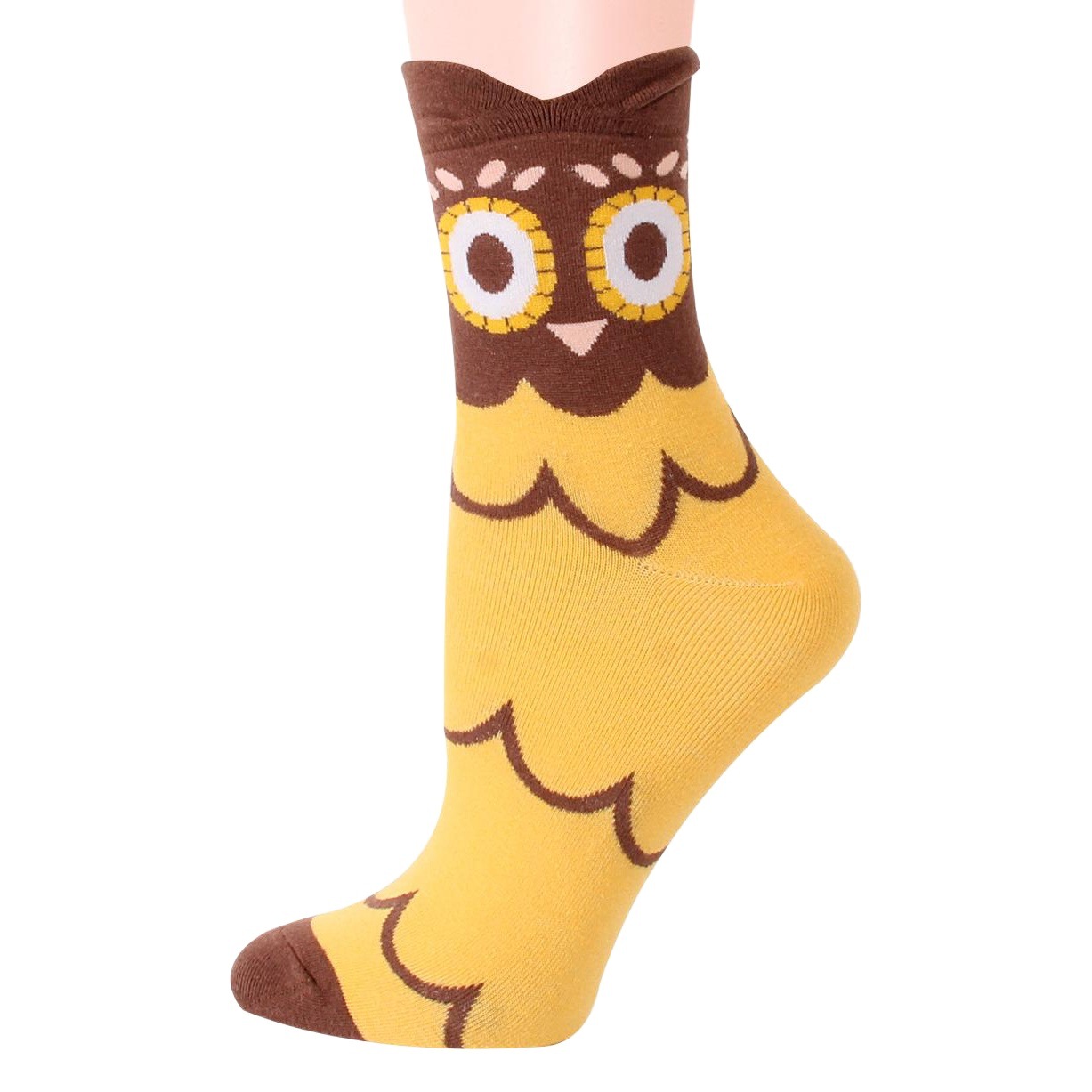 Creative cartoon owl socks autumn and winter women's socks cross-border Japanese cotton socks manufacturers direct supply