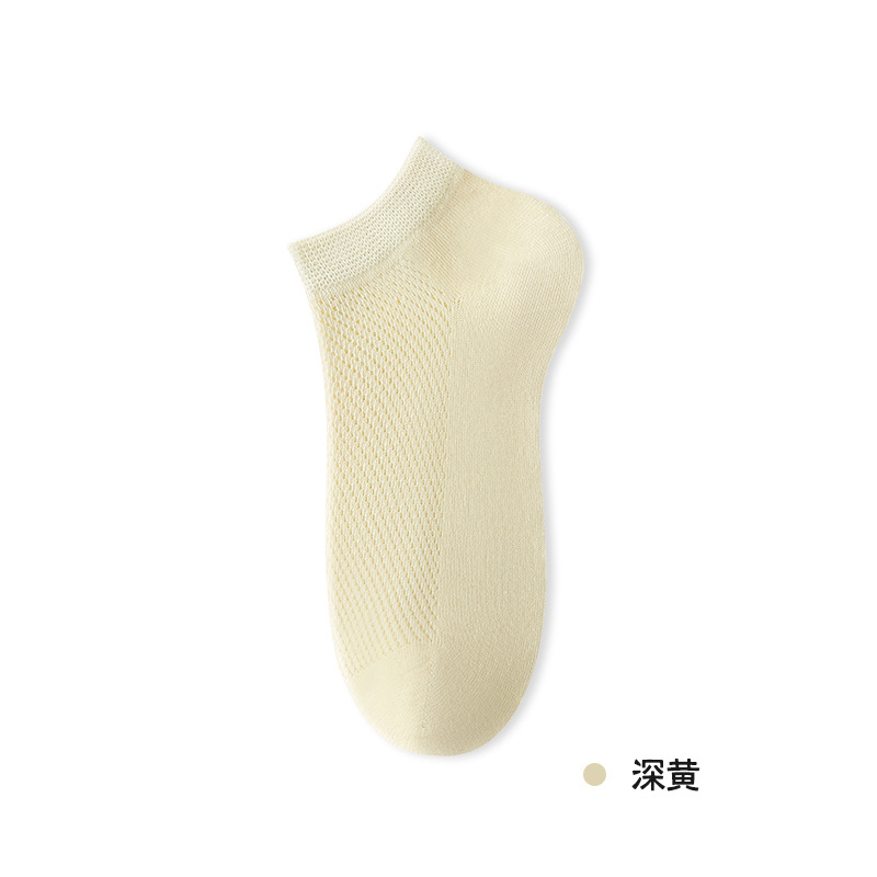 Picture of Socks Women's Boat Socks Do Not Fall with Pure Cotton Women's Socks Summer Thin Mesh Socks Sweat Absorbing Deodorless Bone-free Socks Zhuji Hosiery