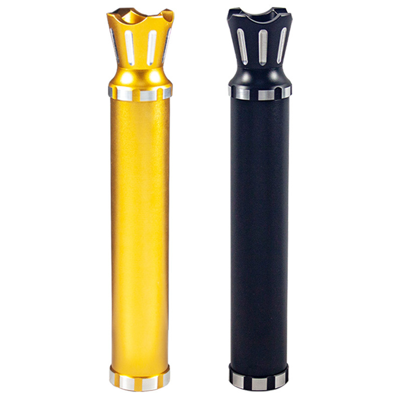 Cross-Border Aluminum Alloy Metal Cigar Tube Puncher Cigar Holder Multi-Functional Storage Tube Sealed Cigar Tool Accessories