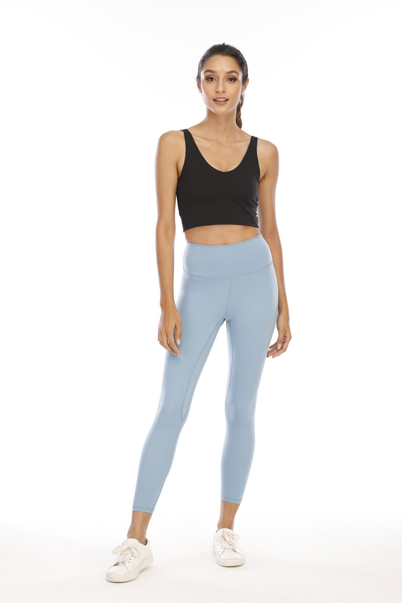 Picture of Double-sided Scrub Naked Sense No T-line Fitness Sports Pants Running Tight Pants High Waist Hip Yoga Pants for Women