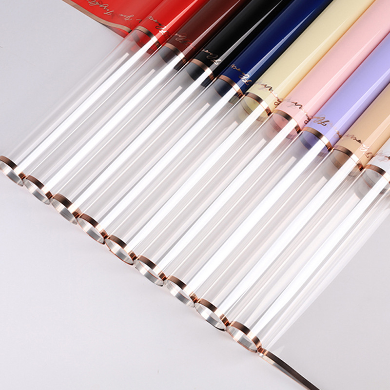 Tanabata Valentine's Day Floating Light Leaping Gold Series Gold Line Flower Wrapping Paper Handmade DIY Flower Shop Floriculture Materials