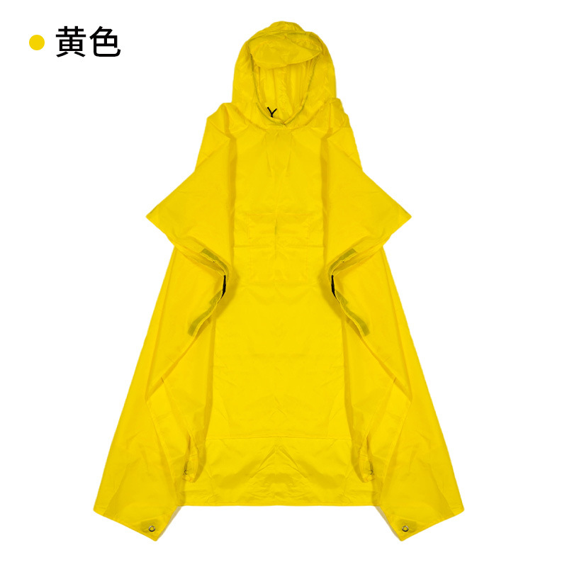 Picture of Three-in-one raincoat backpack outdoor mountaineering hiking conjoined poncho unisex multifunctional ultra-light foreign trade cross-border