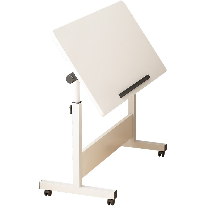Picture of Folding Table Standing Office Small Table with Rollers Movable Lifting Simple Bedside Laptop Desk
