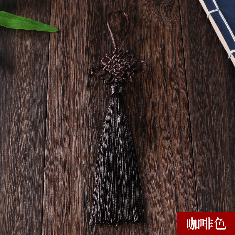 Picture of Chinese knot trumpet pendant exquisite tassel ear 6 plate Fang Sheng knot antique Han clothing decoration gift Accessories Wholesale