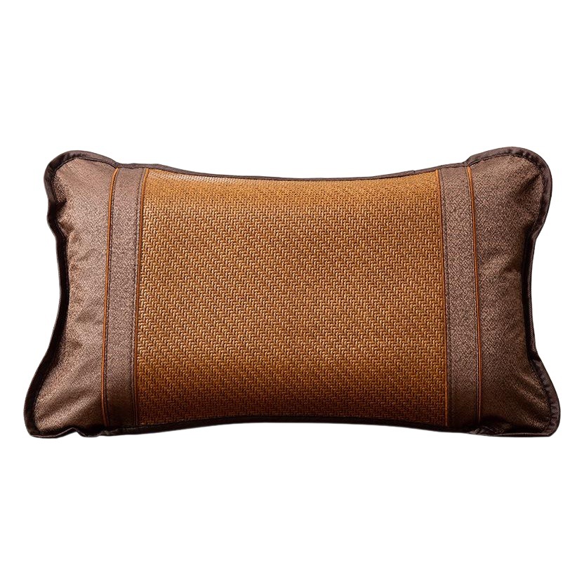 Summer Pillow Adult Bamboo Mat Rattan Pillow Breathable Tea Pillow Student Dormitory Single Buckwheat Pillow Summer Neck Pillow