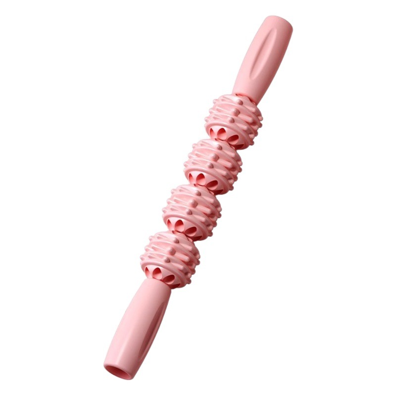 Massage stick roller calf muscle massage roller cervical spine shoulder back muscle relaxer children yoga wolf tooth stick