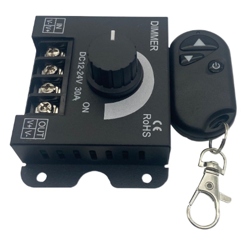 Xilai light monochrome 30A Manual 3-key rotary dimmer switch RF wireless remote control electrodeless dimmer 360W high power