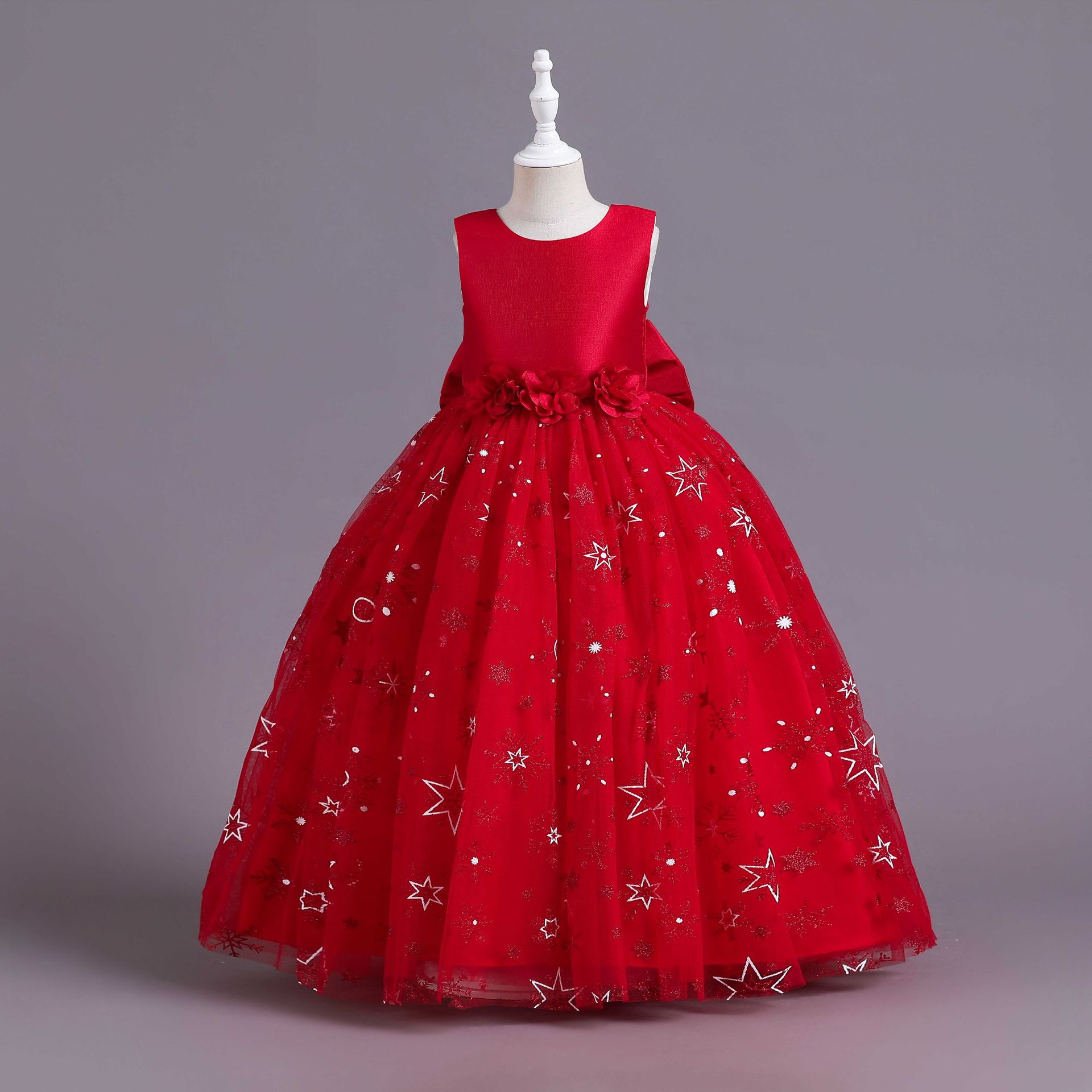 Picture of Amazon Explosions dress Girls Summer Dress Girls Princess Skirt Pontoon Skirt Big Children dress Children's Wear Wholesale