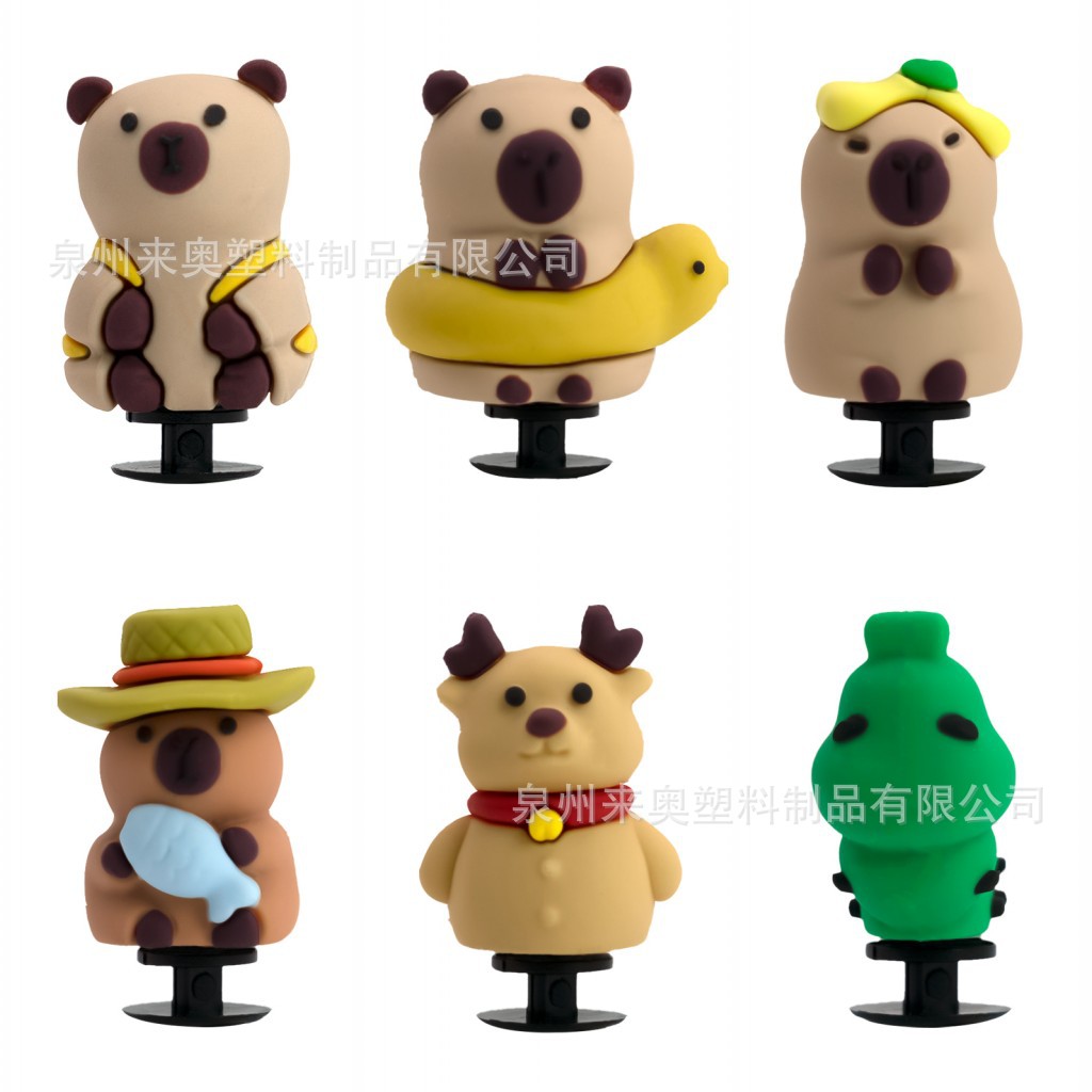 Cross-border Hot Selling 3D Animal Hole Shoes Flower Decorative Accessories in stock Cartoon Leisure Garden Shoe Buckle Shoe Accessories