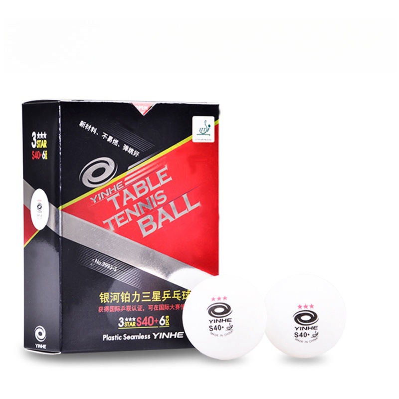 Picture of genuine goods Galaxy Table Tennis Samsung Seamless High Elastic New Material Platinum 3 Star 40 Table Tennis Game Ball Seams