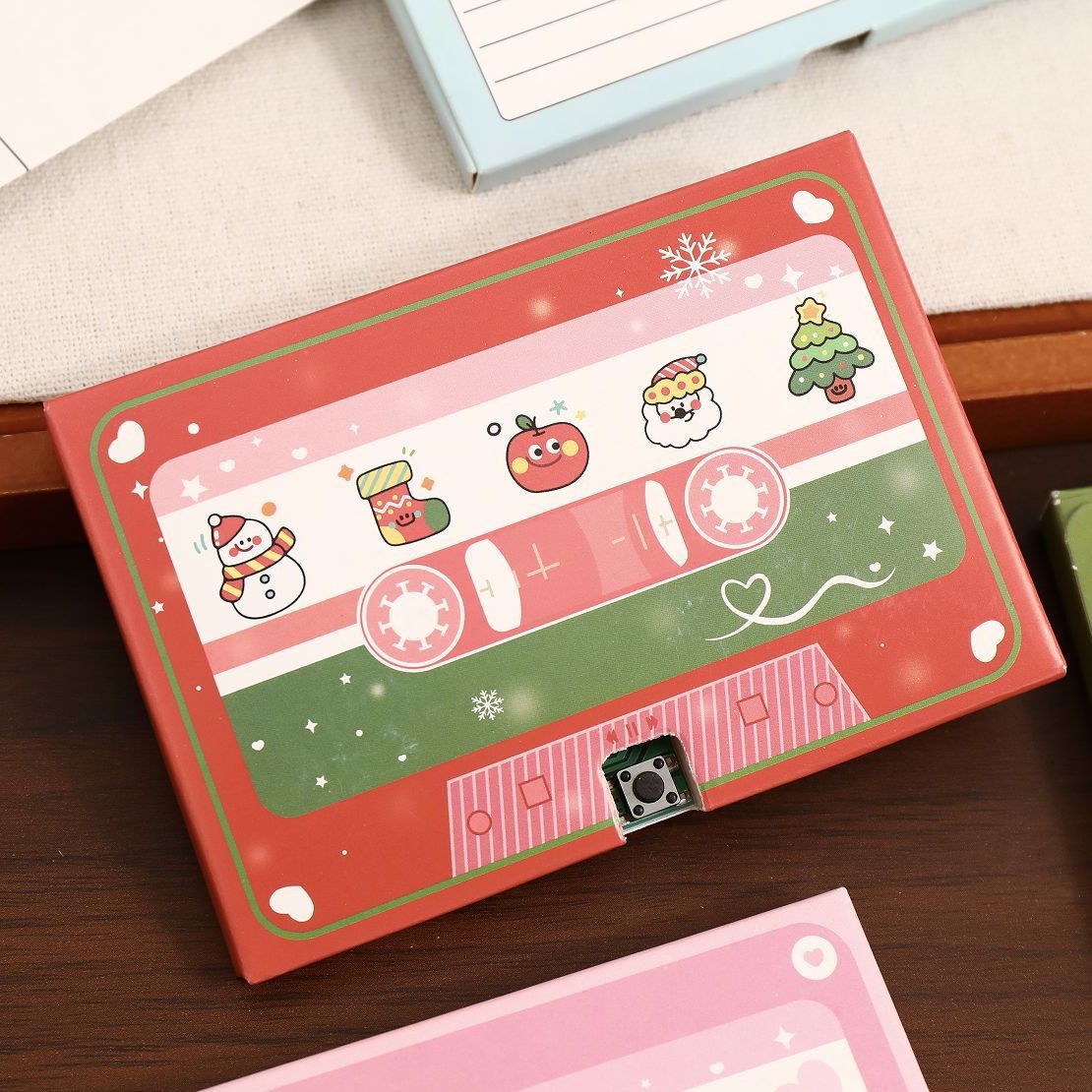 Picture of Tanabata Valentine's Day Gift Audio Tape Voice Card Birthday Gift Message Small Card Confession Artifact