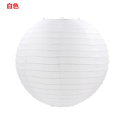 Picture of Color Cloth Outdoor Cloth Lantern Waterproof Round Lantern Silk Cloth Folding Cloth Lantern Wedding Festival Mid-Autumn Decoration