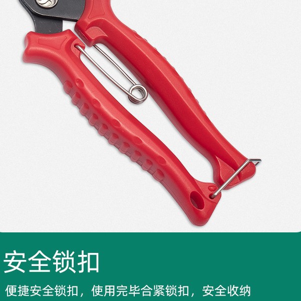 Picture of Manufacturer in-stock stainless steel pruning shears, garden pruning shears, fruit picking shears, wholesale gardening tools