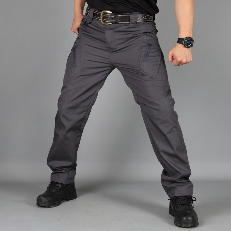Foreign Trade Wholesale Cargo Pants Men's Spring & Fall Outdoor Pants Ix7 Tactical Training Pants Loose Wear-Resistant Pants Cross-Border