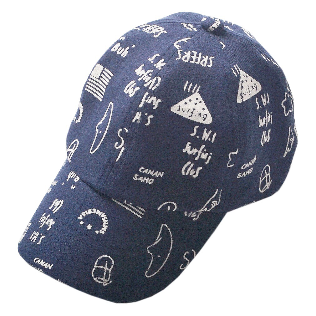 moinmlon Korean Spring and Summer Children's Sunshade Baseball Cap Baby Sunscreen Breathable Cotton Sun Hat Boy Handsome