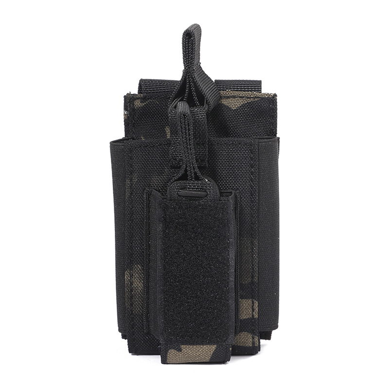 Picture of Tactical single clip bag 1000D nylon military fan mother and child tool bag model accessories camouflage tactical bag
