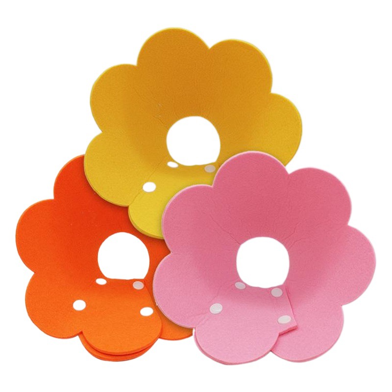 Elizabeth Collar, Felt Pet Collar, Cat Shame Collar, Anti-Licking Sunflower, Adjustable Saliva Towel Collar