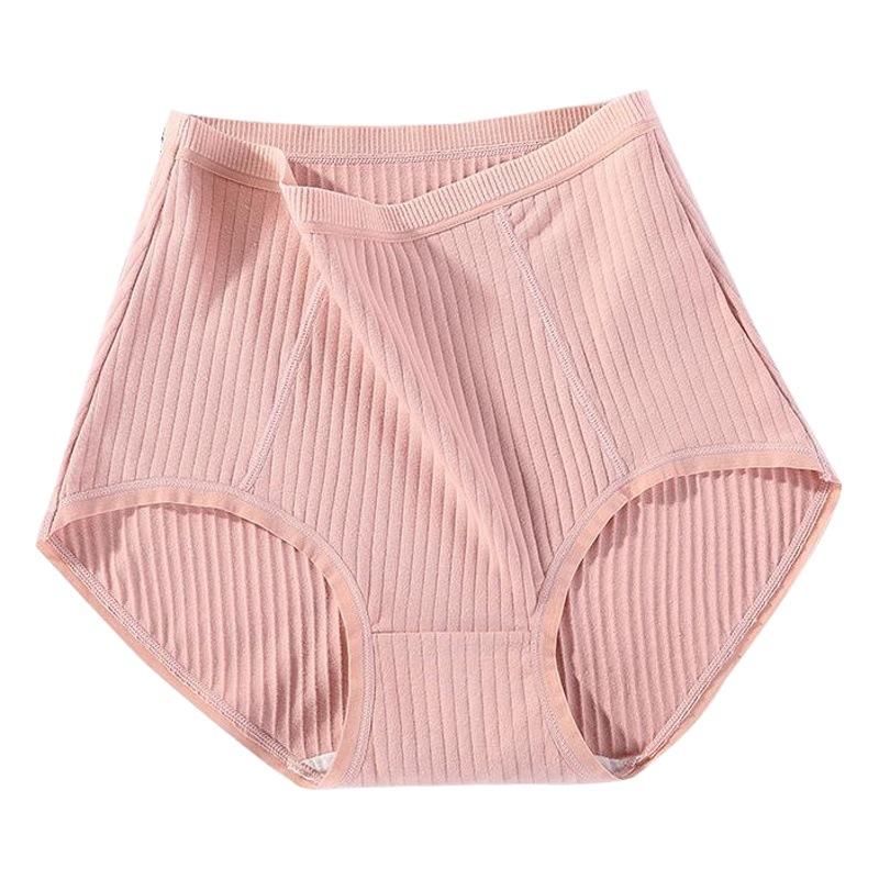 High waist large size underwear women's cotton antibacterial fat mm200 kg fat sister underwear cotton ladies shorts head
