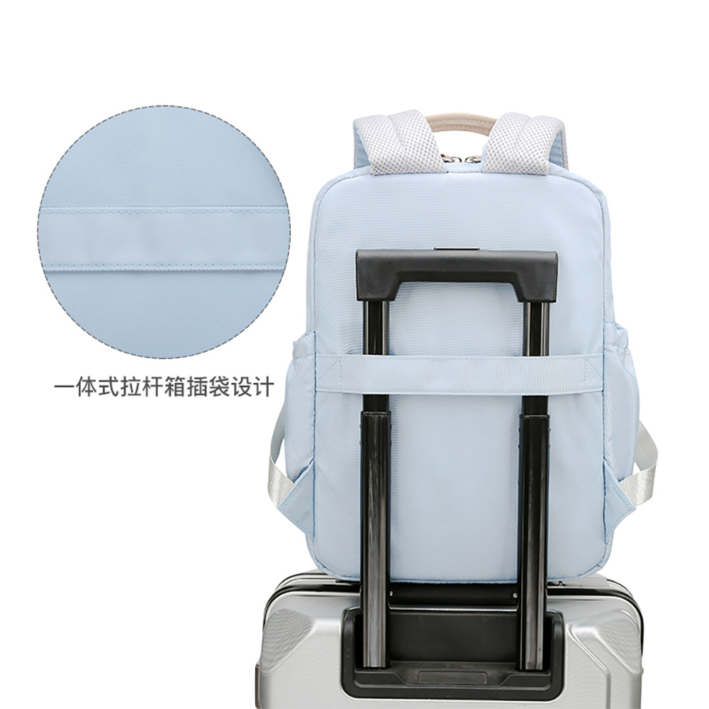 Picture of Wholesale Korean Version Versatile Fashionable and Durable Girls Casual Backpack Student 15inch Computer Bag Printable Logo