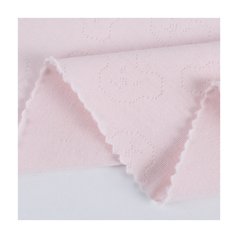 Picture of in stock Knitted Double-Layer Jacquard Unpadded Fabric Breathable Neonatal Monk Jompon Air Layer Fabric