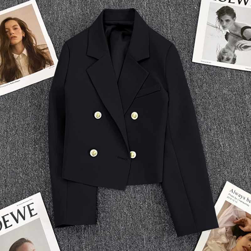 Picture of Short khaki Casual Small Suit Jacket Women's Spring and Autumn 2023 New Style High-end Street Suit