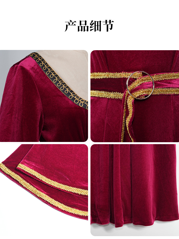 Picture of Gerso's mother cos clothing magic hair Qiyuan Rapunzel with dress role-playing cosplay clothing