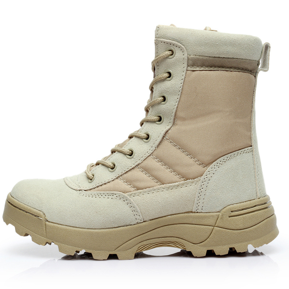 Picture of Cross-border source outdoor desert boots high-top tactical boots military fan training boots men's military training shoes combat boots