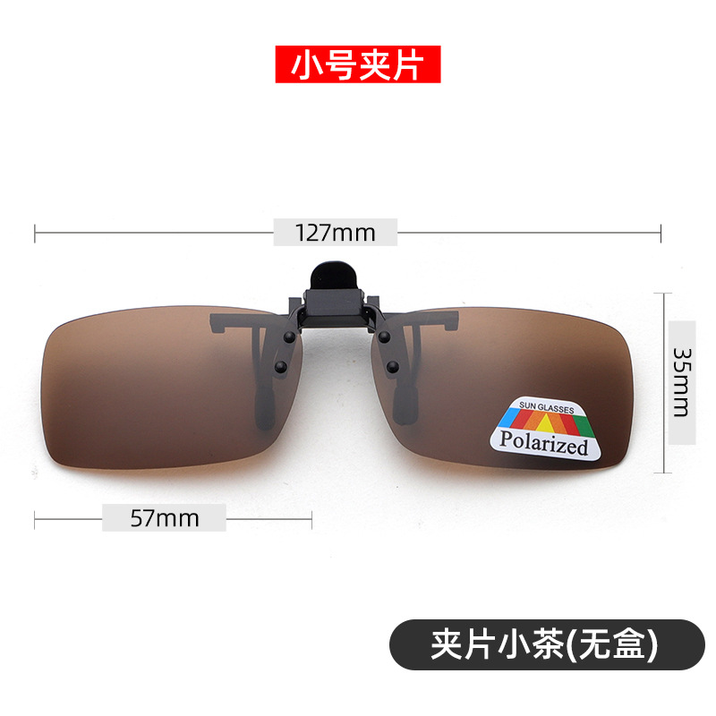Picture of Sunglasses Clip-On Sunglasses Polarized Clip-On Driving Driver Trendy Clip-On Polarized Glasses for Men and Women Night Vision