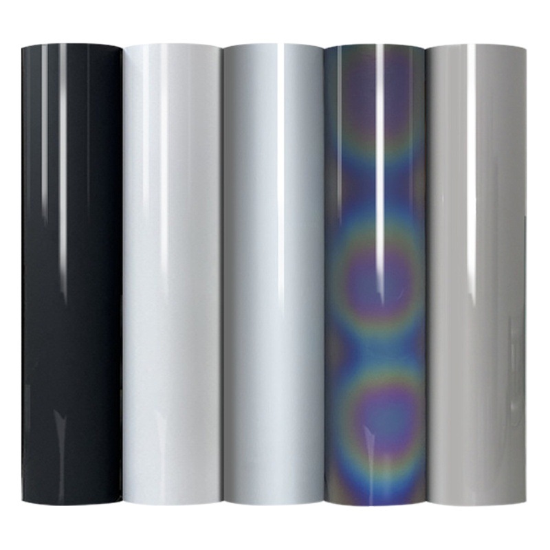 PU High Elastic Engraving Film Reflective High Elastic Soft Colorful Segment Color Heat Transfer Engraving Film
