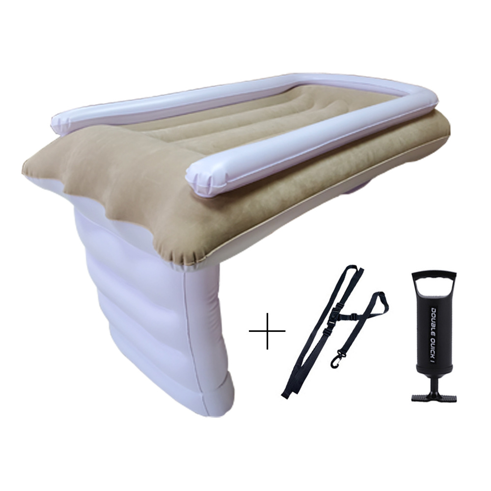Picture of Amazon Baby Inflatable Mattress Children's Car Rear Folding Car Mat Outdoor Travel Thickened Flocking Air Cushion