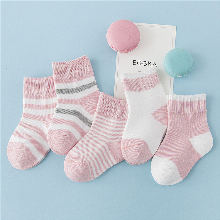 Picture of New Autumn Children's Socks Mid-tube Socks Boys 6-12 Years Old Cotton Socks Children's Socks Girls Baby Socks Spring and Autumn