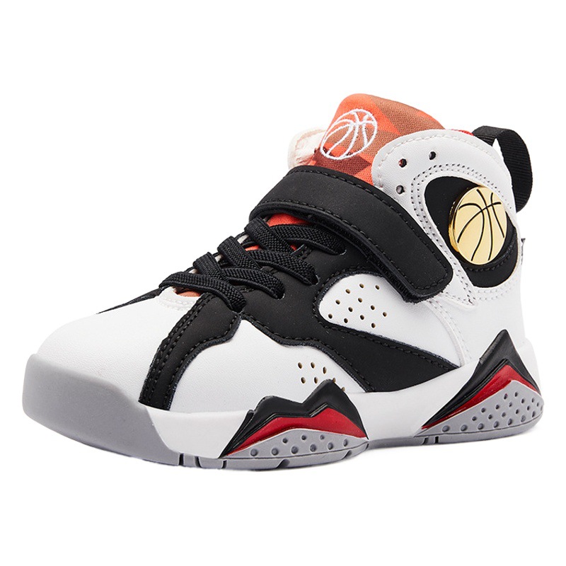 Children's Basketball Shoes Boys sneaker Students Casual 2025 New Spring Middle and Large Children's Soft Sole Non-slip Running Shoes