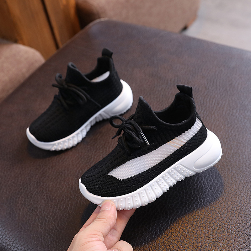 Picture of Spring and Autumn and Summer Boys and Girls Hollow-out Flying Weaving Shoes Middle and Big Children's Shoes Light Plate Breathable Student Shoes Trendy Casual Shoes