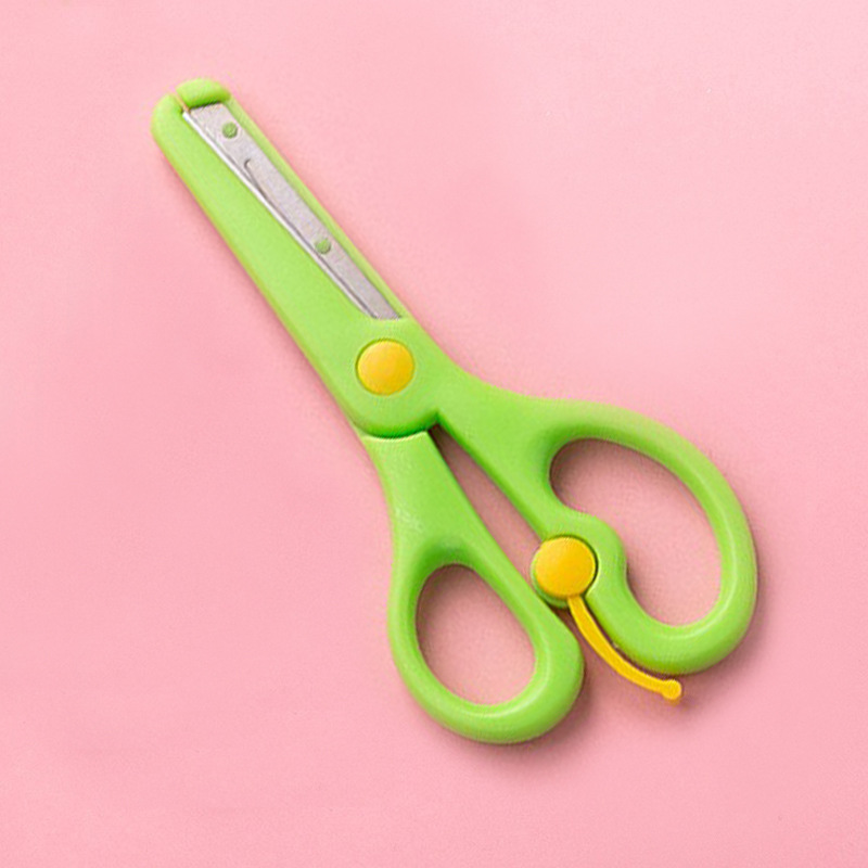 Picture of Children's Scissors, Safe, Handmade, Round-Headed, Stationery, Kindergarten Paper-Cutting, Primary School Students' Art, Art and Craft, Office Scissors Wholesale