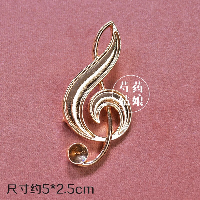 Picture of New Product Mother-Of-Pearl Brooch Jewelry/Intangible Cultural Heritage National Style Dot Green Base Embryo/National Style Holiday Event Handmade DIY Materials