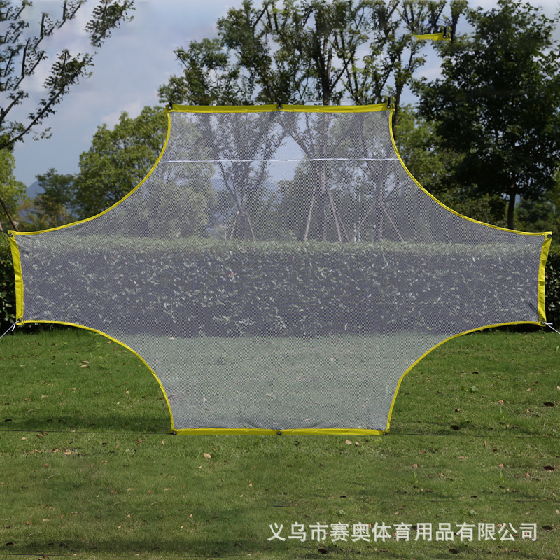 Naili football goal cloth rebound net people youth free kick practice shooting Net 5 People 7 people 11 people