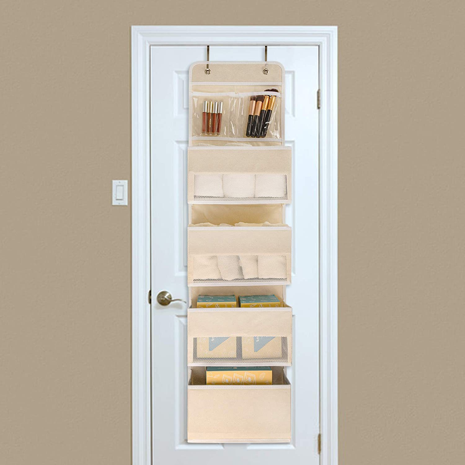 Picture of Cross-Border Amazon Door Non-Woven Fabric Finishing Hanging Storage Bag Dormitory Door Debris Storage Bag