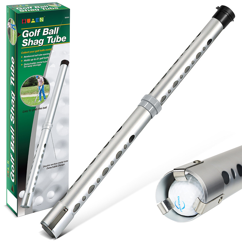 Golf aluminum pickup barrel easy to disassemble and assemble upper and lower section pickup barrel golf metal pickup barrel pickup manufacturer