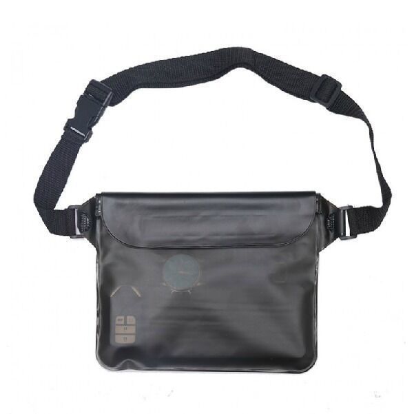 Picture of Cross-border large mobile phone waterproof bag drifting diagonal waterproof waist bag swimming pvc sealed mobile phone case transparent