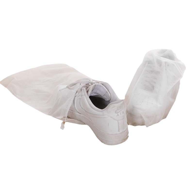 Spot sun shoes anti-yellow bag non-woven dust bag non-woven shoe bag storage bag white shoes non-woven shoe bag