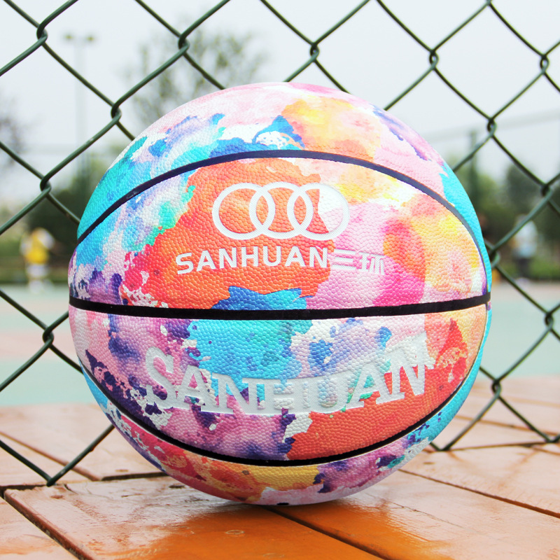 Picture of Three-ring star basketball to send boys boyfriend Tanabata Valentine's Day birthday gift box No.7 pu basketball wholesale
